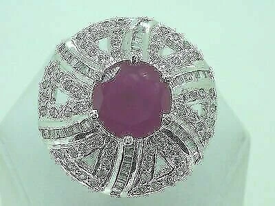 Anelli di lusso in argento con pietra principale rubino rubino