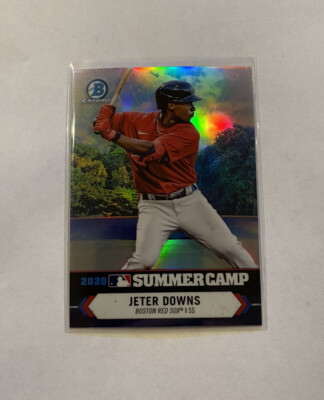 2021 Bowman Chrome Jeter Downs Summer camp Insert #SC-24 Boston Red Sox