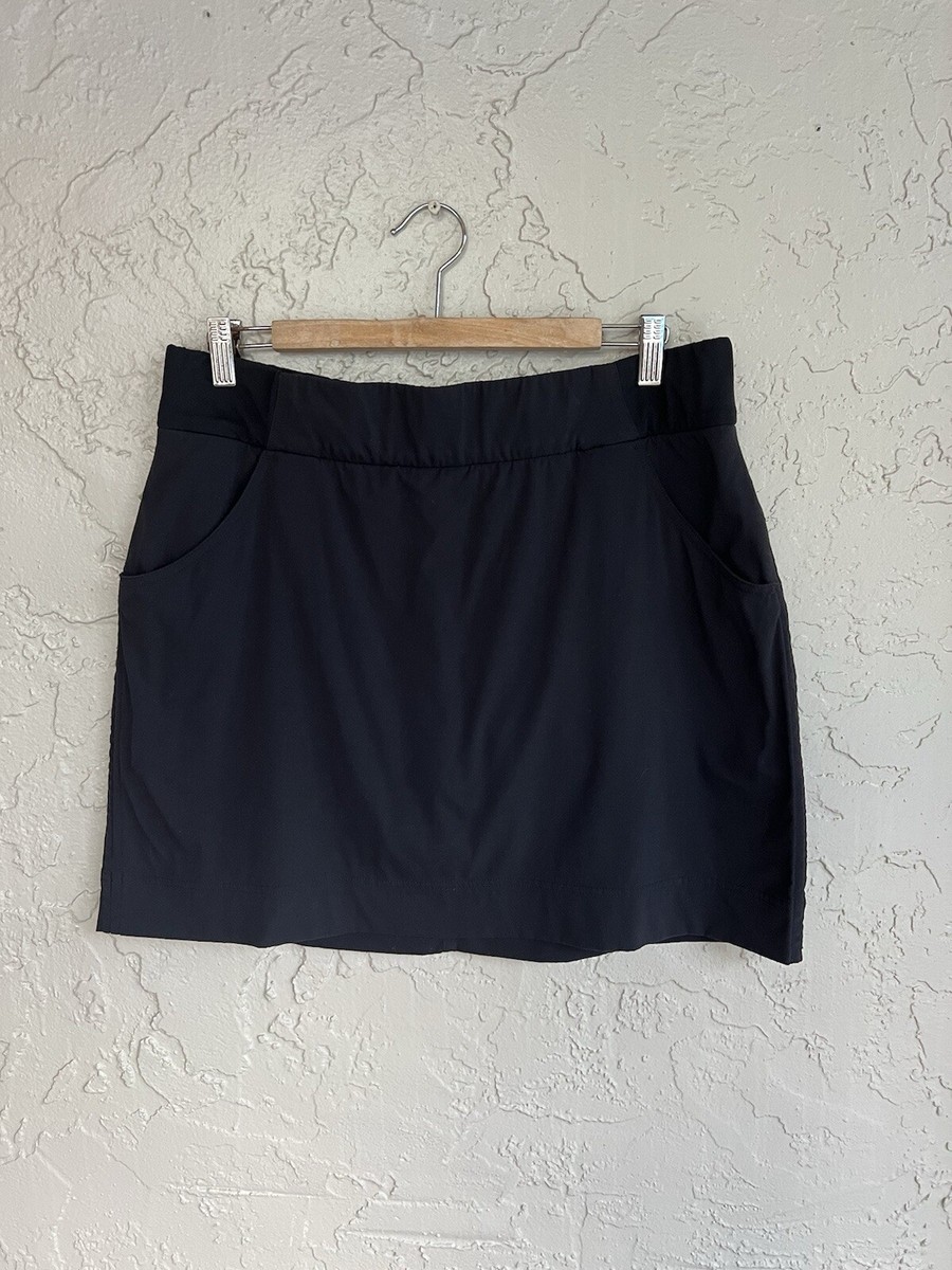 Columbia Skorts Womens XL Black Skirt Active Fit Outdoors Hiking Trail - Main Image