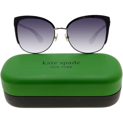 Kate Spade KS Genice Sunglasses 0rrc Black Gold 100  display picture 2