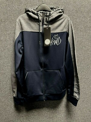 Kings Will Dream Merton Hoodie Navy Grey Small TD024 AA 05