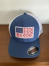 COLUMBIA PFG MESH HAT, FLEXFIT CAP, FITTED, Size S/M, Baseball, Fish Cap