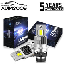 2x D2s D2r Led Headlight Bulb Replace Hid Xenon Super White 8000k Conversion Kit