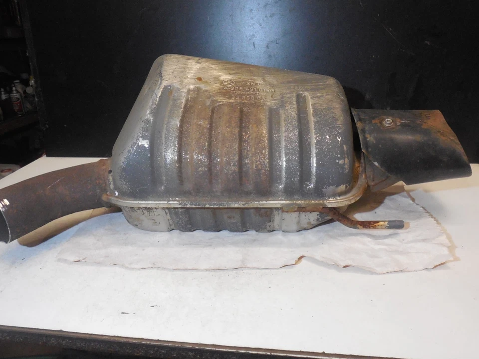 Silenciador escape trasero izquierdo a 2084910101 97-03 mercedes-benz w208 clk320 clk430 Foto 3 de 4