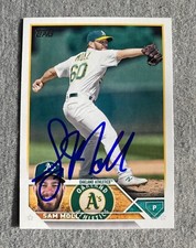 OAKLAND ATHLETICS- SAM MOLL AUTOGRAPH 2023 TOPPS #8 TRADING CARD