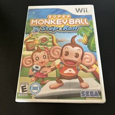 Super Monkey Ball: Step & Roll (Nintendo Wii, 2010) CIB w Manual CIB Tested!!