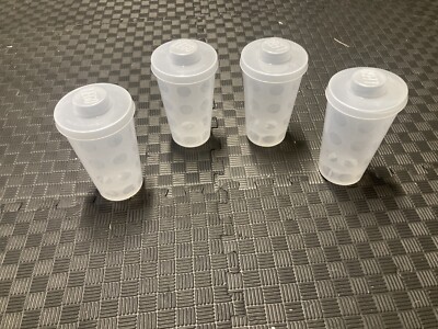 LEGO Large Pick A Brick Cup & Lid PAB Storage Plastic Containers Lot of 4