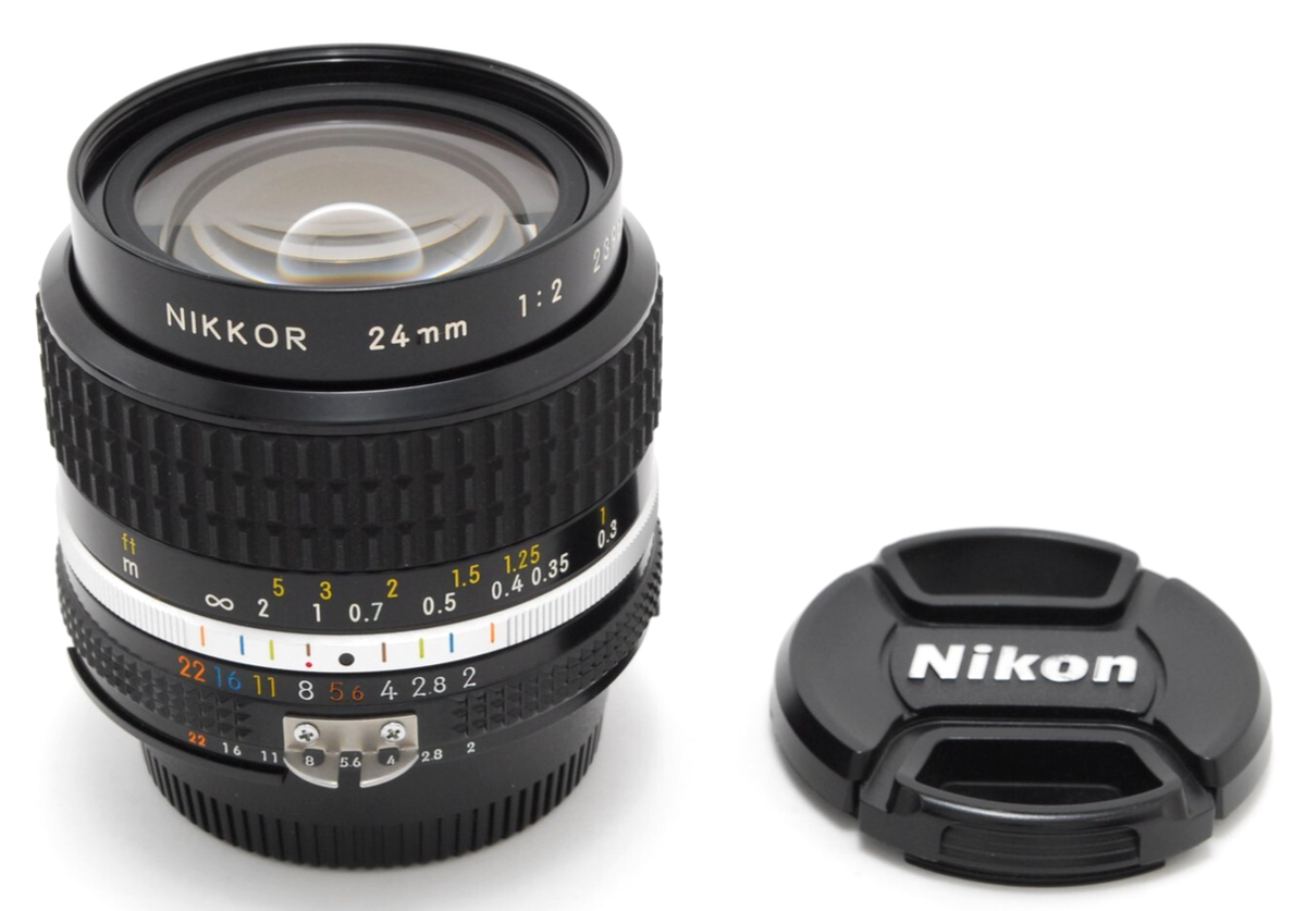 N MINT] S/N 239xxx Nikon Ai-s Nikkor 24mm f/2 AIS Wide Angle