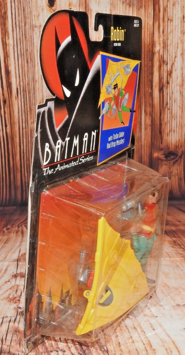 BATMAN THE ANIMATED SERIES ROBIN with Turbo Glider & Drop Missiles