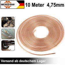 10m Ø 4,75 mm Bremsleitung Verkupfert Nickel...
