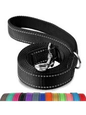 Joytale Double-Sided Reflective Dog Leash, 6 FT/5 FT/4 FT, Padded Handle Nylon