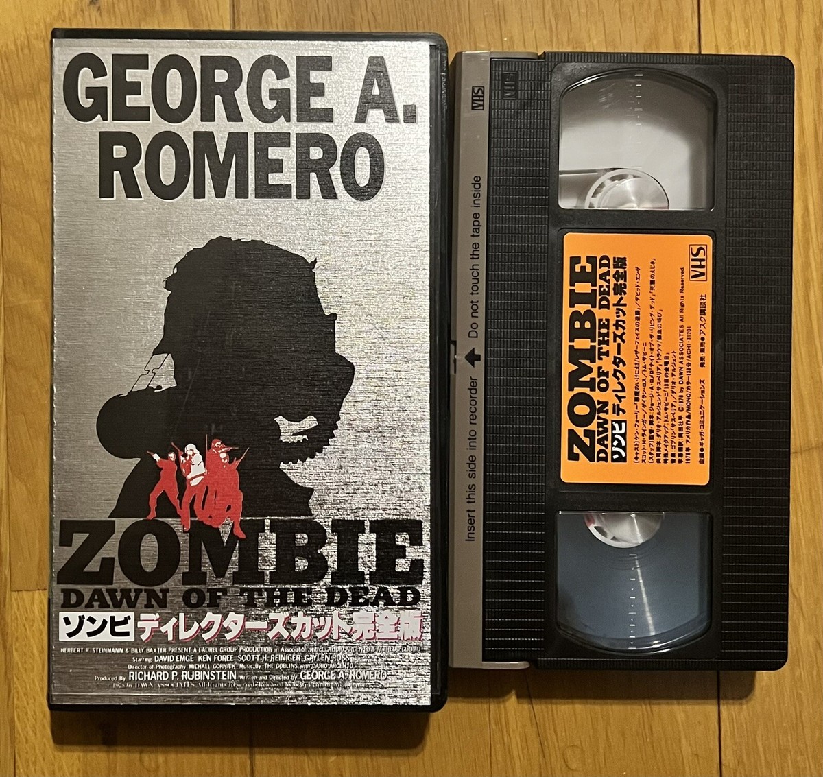 ゾンビ ホラー VHS ゾンビパパ レア Zombie Dawn of the Dead George Romero VHS Tape Victor Japan