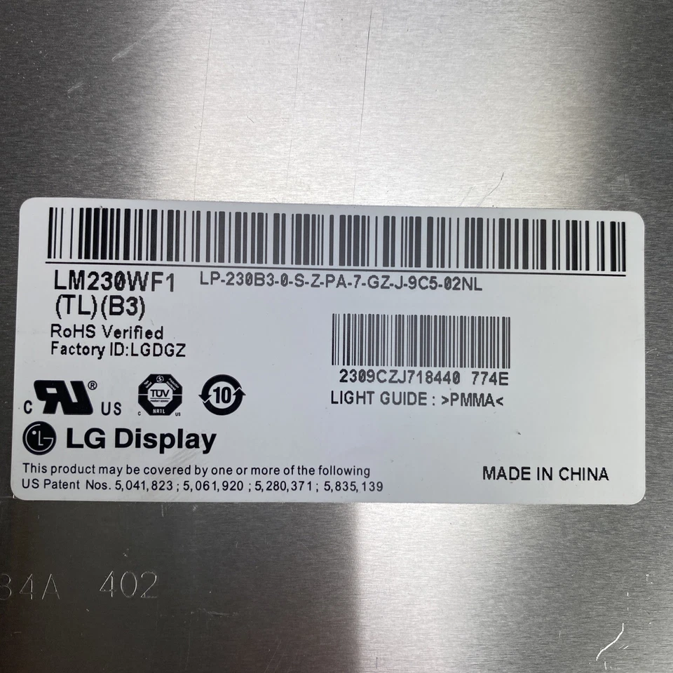 LG LM230WF1 TL B3 23" LCD Glossy Touch Screen from HP Touchsmart 9100 - Image 4 of 4