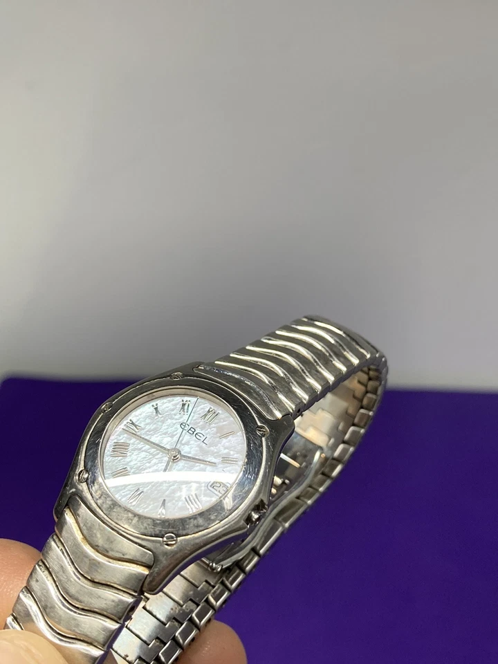 Ebel Classic Wave E9087F21 Mother of Pearl Quartz Stainless Steel Wrist Watch - Image 3 of 4