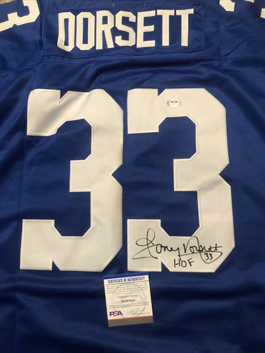 DALLAS COWBOYS- TONY DORSETT SIGNED AUTOGRAPH JERSEY PSA DNA COA HOF - Picture 2 of 6