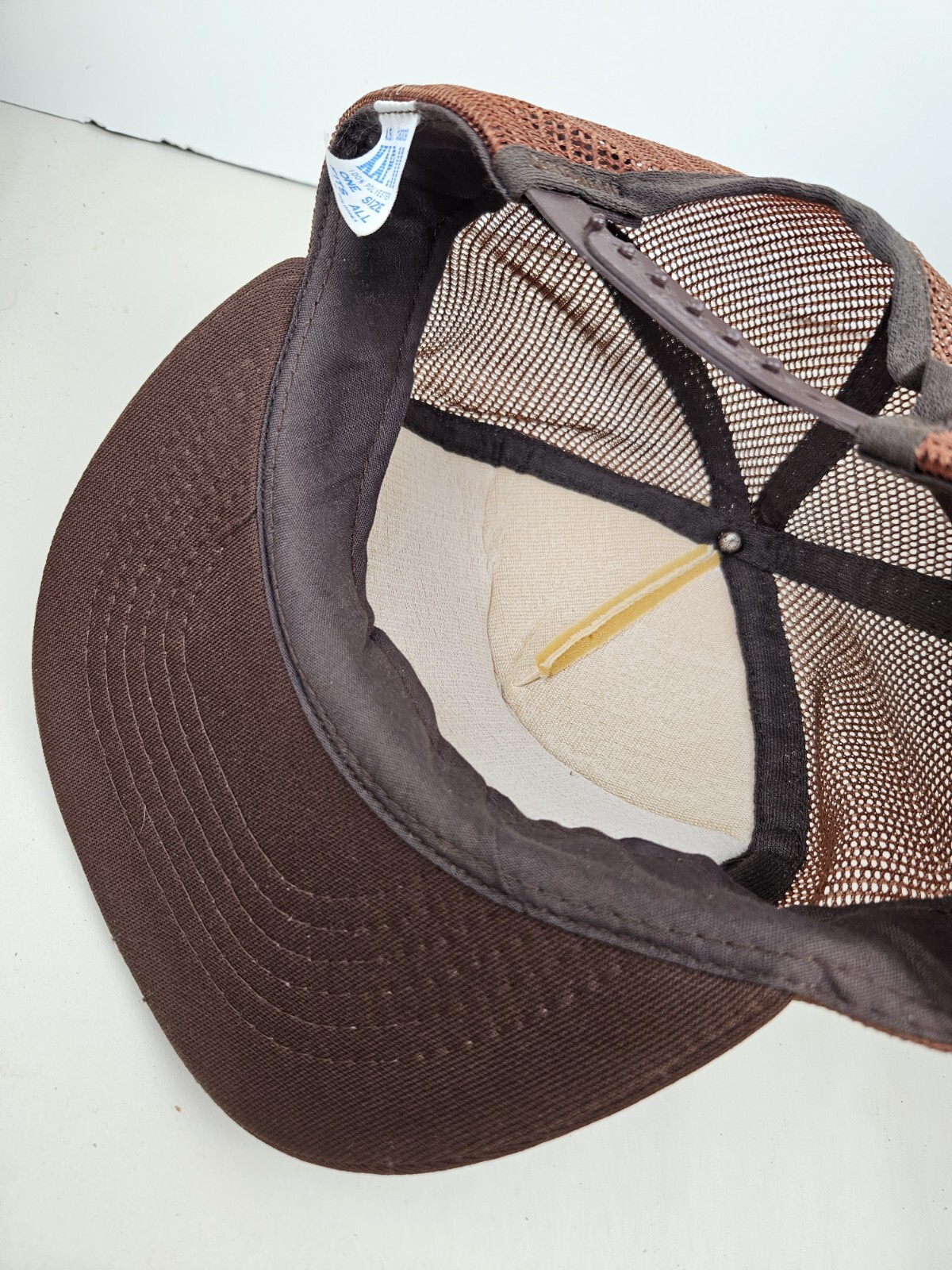 Vintage Brumleve Canvas Products Illinois USA Trucker Hat Snapback Cap