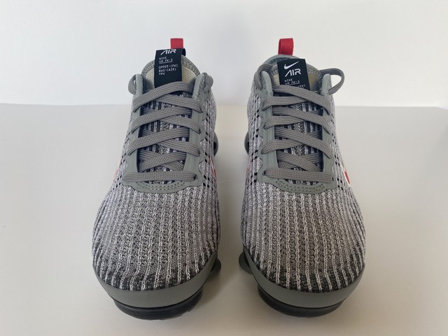 Nike Air Vapormax Flyknit 3 Particle Grey/university Red Bq5238 006 US Sz 4y for sale online | eBay