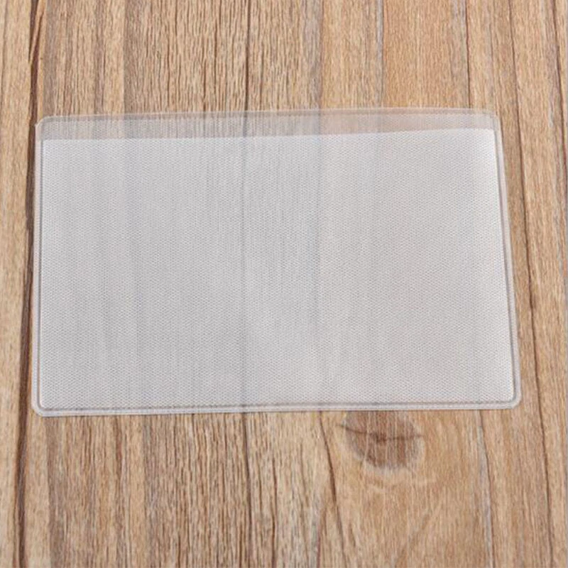 Пластиковый прозрачный защитный чехол для банковских удостоверений личности кредитных карт 10 шт. - Изображение 3 из 3