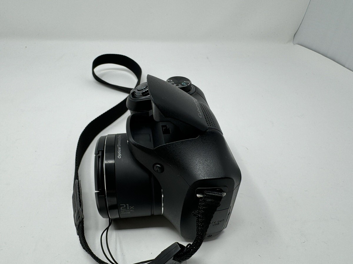 Sony CyberShot DSC-H100 16.1MP 21x Zoom Digital Camera Black