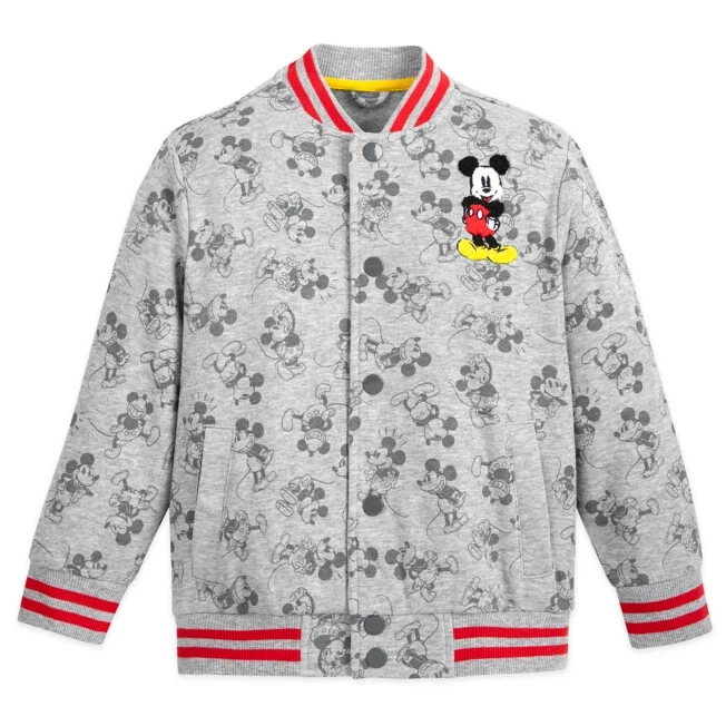 Disney Store Mickey Mouse Bomber Jacket for Kids Toddler Size 2T