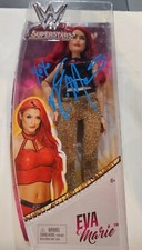 Mattel WWE Superstars Eva Marie 12" Doll Action Figure #2 SIGNED JSA COA