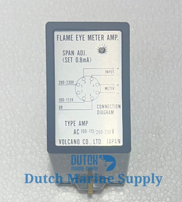 VOLCANO AMP FLAME EYE METER