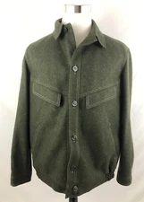 Vtg Woolf Brothers  Wool  Bomber Style Jacket Mens Sz 42