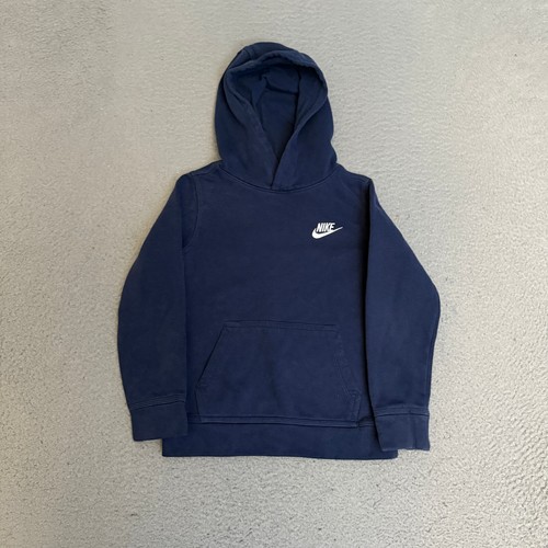 Nike Hoodie Boys Size Large 7 Blue Pullover