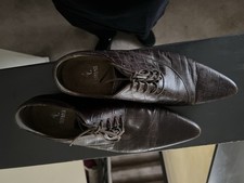 Versace Men’s Dress Shoes Crocodile Pattern