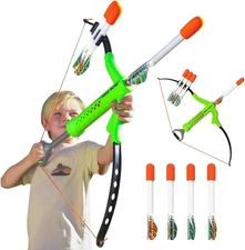 Kids Foam Tips Archery Long Range Bow & Arrow Set