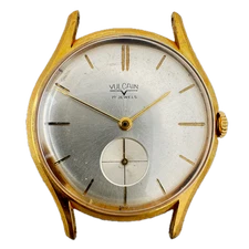 Vintage 35mm Vulcain 17 Jewel Men's Mechanical Wristwatch Peseux Swiss