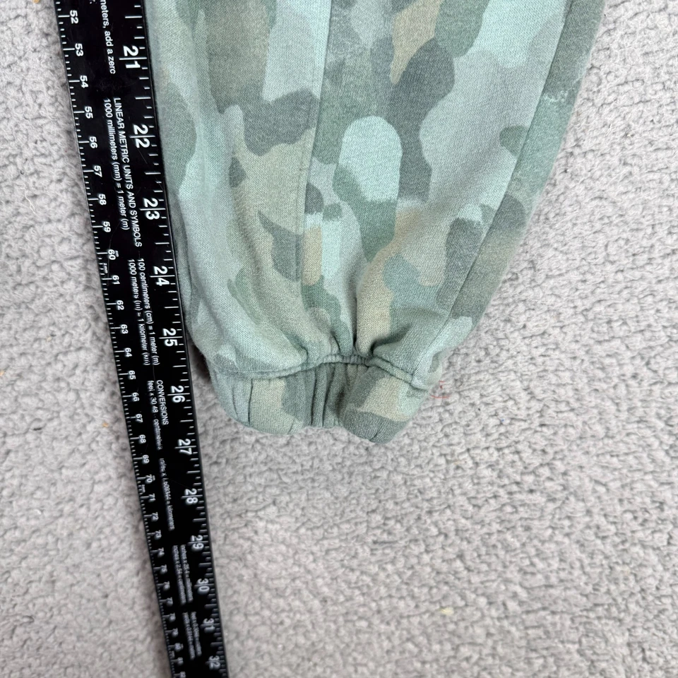 Pantalones deportivos All In Motion verdes para niñas talla 14 XL camuflados de lana con cordón Foto 4 de 4