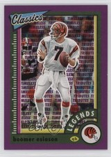 2022 Panini Classics Legends Timeless Tributes Purple 32/50 Boomer Esiason 9o3