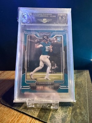 Trevor Lawrence 2021 Panini Playbook Silver RC #101 AP 8.5 - Jaguars