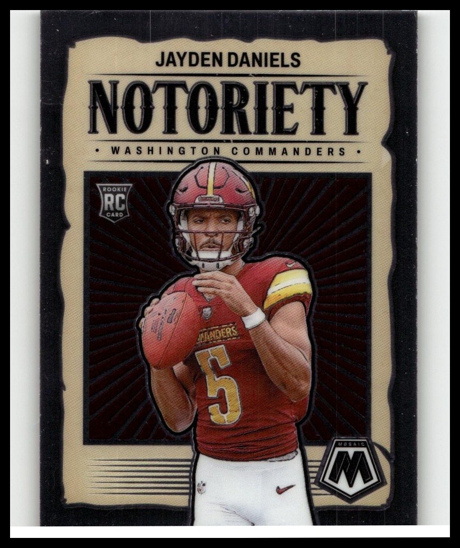 2024 Panini Mosaic #19 Jayden Daniels Notoriety