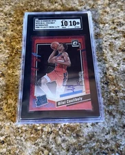 🔥🔥2023-24 Optic POP 1 Bilal Coulibaly Auto Pink Velocity SGC 10:10🔥🔥