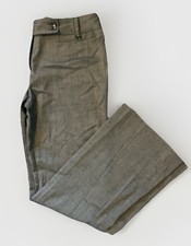 ANN TAYLOR Women's Brown Tweed Look Bootcut Dress Pants Sz. Curvy 8P