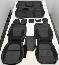 For Ford Ranger Crew Cab Lariat 2024-2026 Black Leather Seat Covers Mc194
