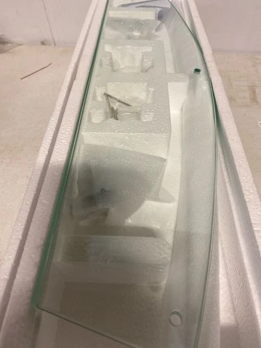 Signature Hardware 296442 Ceeley 24" Tempered Glass Bathroom Shelf - Chrome - Picture 2 of 2