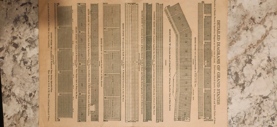 Billete de quinientos asientos de Indianápolis 1963. Foto 4 de 4