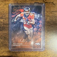 2014 Topps Valor Wes Welker Denver Broncos Glory Parallel #128 /199 NFL Card