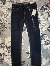 Lucky Brand Zoe Skinny Girls' Jeans Size 7 Blue Denim Dark Wash Stretch