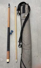 Taco de billar Cuetec Earl Strickland 13 mm fibra de vidrio de arce 2 piezas con estuche