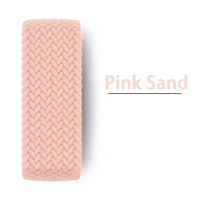 Cinturino Apple Watch 42/40/38/44mm nylon intrecciato elastico serie 9 8 7 6 54 - Immagine 3 di 4