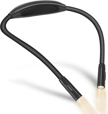 Lightweight Neck Reading Light - 3 Colors, 9 Brightness Levels. Rechargeable & H