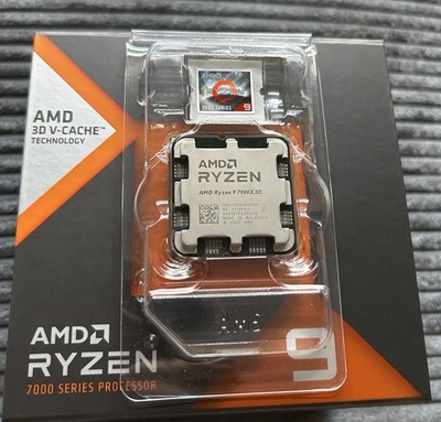 AMD Ryzen 9 7900X3D Prozessor, 5,6 GHz Boost Takt, 12 Kerne, Sockel AM5
