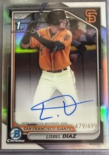 2024 Bowman Chrome - Prospect Autographs Lisbel Diaz #CPA-LDI Refractor /499 