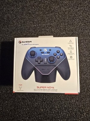 GameSir- Super Nova Wireless Gaming Controller w/Charging Dock- Black/Blue ***