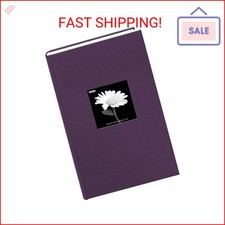 Fabric Frame Cover Photo Album 300 Pockets Hold 4x6 Photos, Wildberry Purple