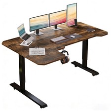 L-Shaped Height Adjustable Electric Standing Desk Computer Table With Type-C